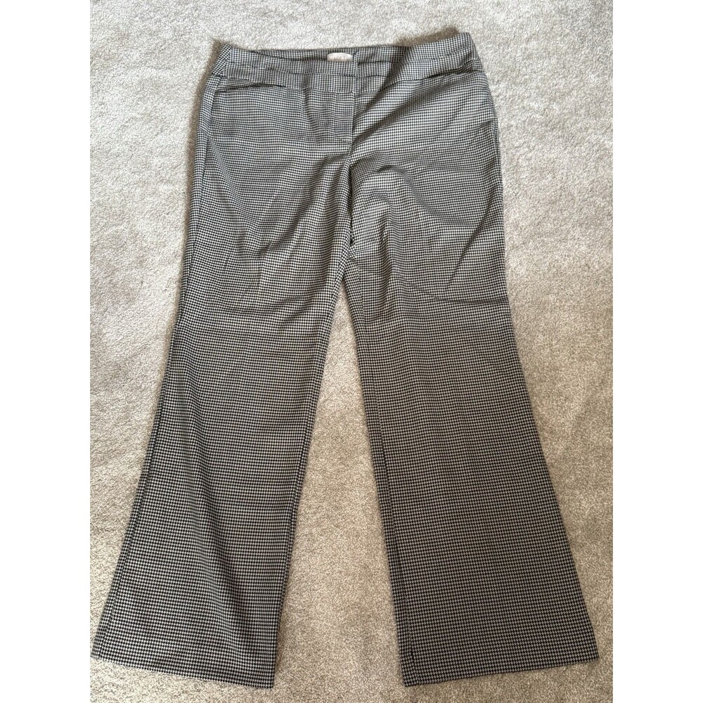 Ann Taylor Loft Outlet Size 14 Original Trouser Houndstooh NWT